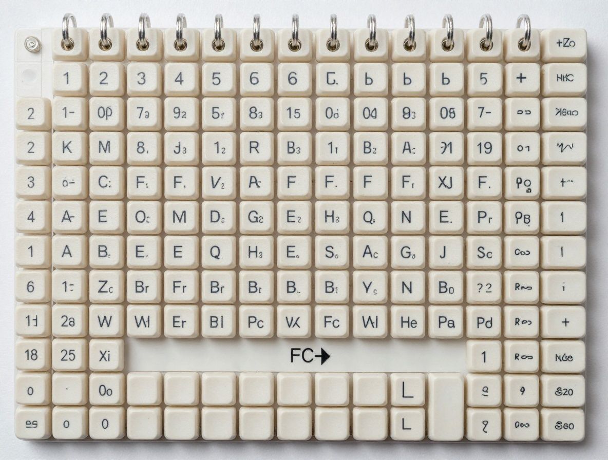 Схематичное изображение модульной сетки с выровненными текстовыми блоками на светло-сером фоне