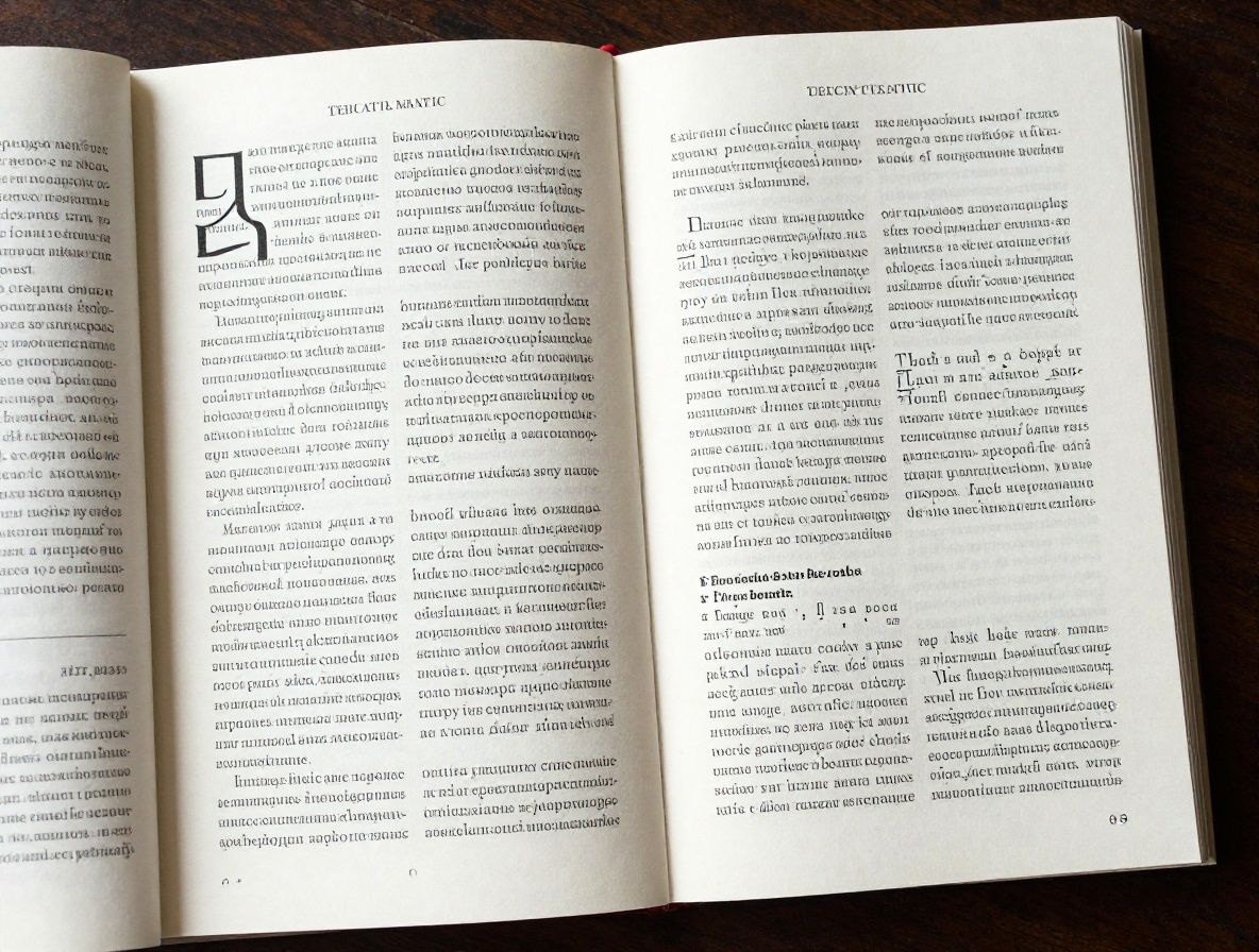 Открытый журнал The Atlantic с разворотом, демонстрирующим крупный заголовок в антикве и многоколоночный текст на белой бумаге